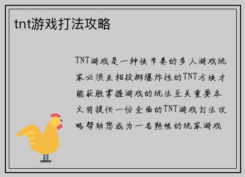 tnt游戏打法攻略